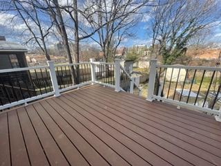 Trex Saddle with Select Railing - Downtown Charlottesville