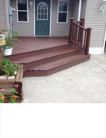 Transcend Fire Pit Composite Decking