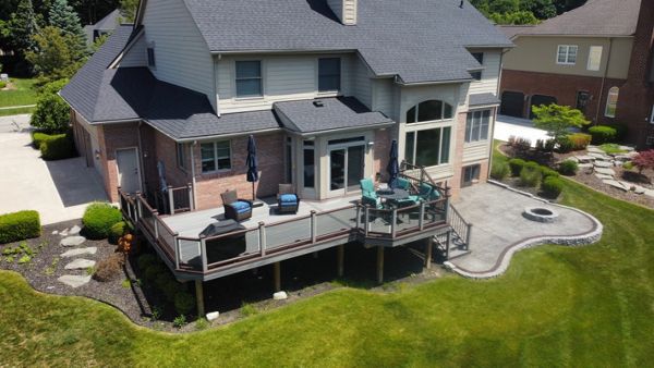 Trex deck In Northville, Michigan