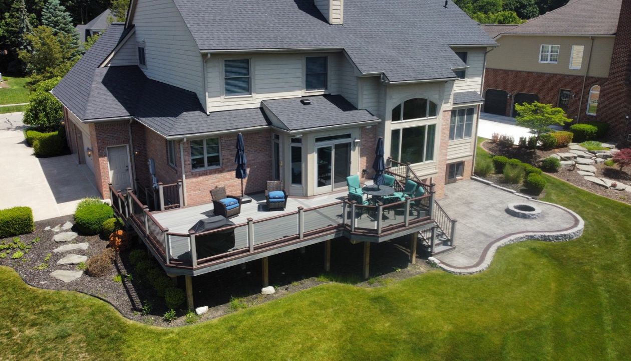 Trex deck In Northville, Michigan