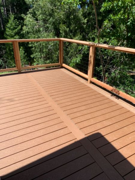 Trex Saddle decking