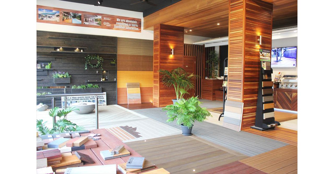 Decking Sydney Showroom - showcasing TREX decking boards
