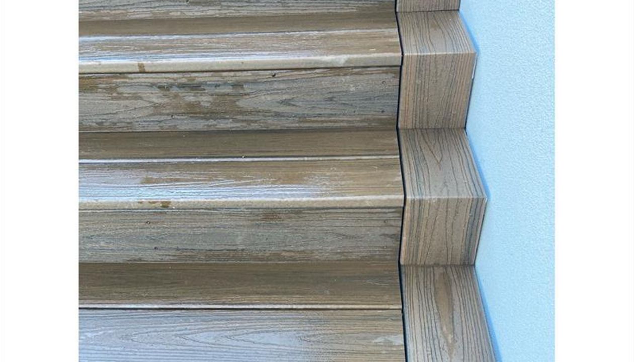 Trex spiced rum, water fall stair detail.