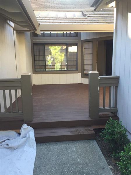 Courtyard Deck, Trex Select Saddle, San Jose, California