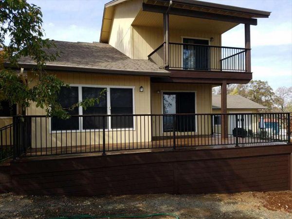 Custom Trex Transcend Deck - Spiced Rum and Vintage Lantern