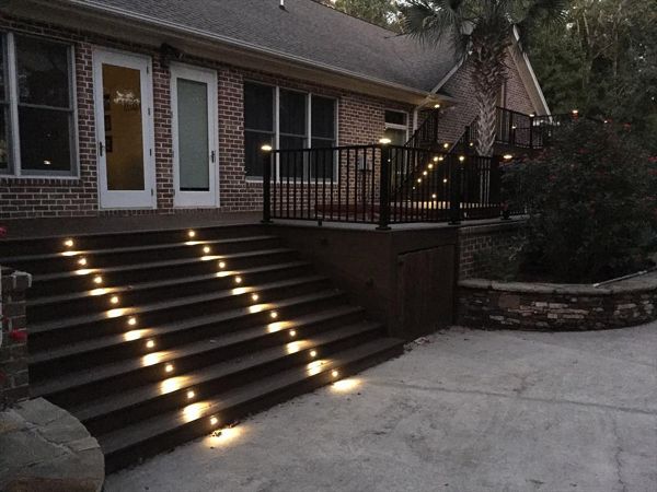 Trex Spiced Rum with riser lights