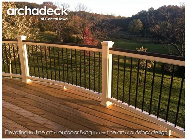 Curved Trex Transcends Rail, Adel (Des Moines)