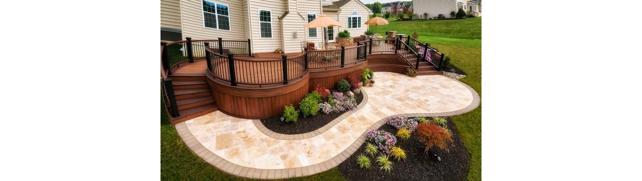 Trex deck.Spiced Rum and Vintage Lantern Deck Hilltown PA