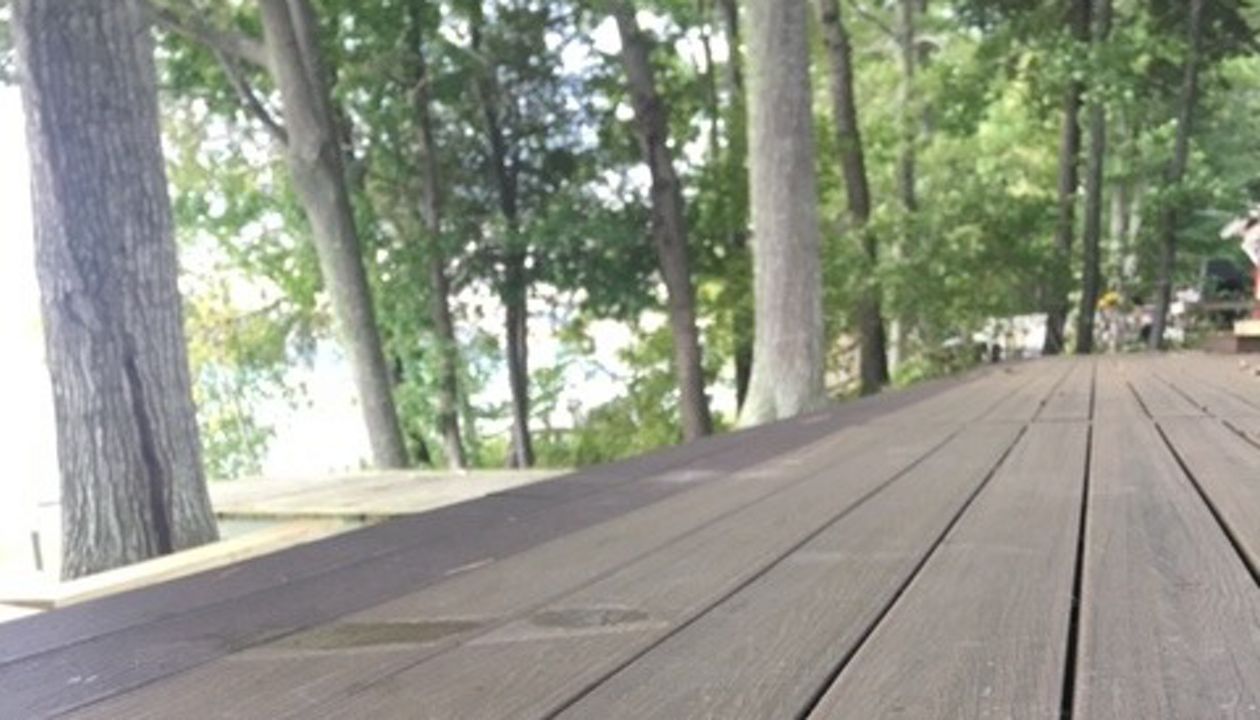 Transcend decking with picture frame