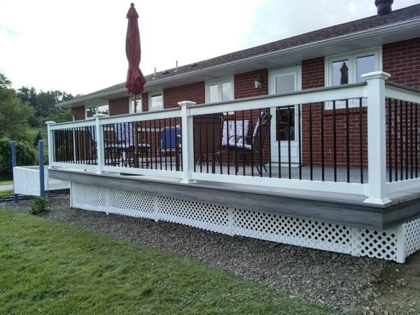 Trex Transcend Tropical Island Mist deck project