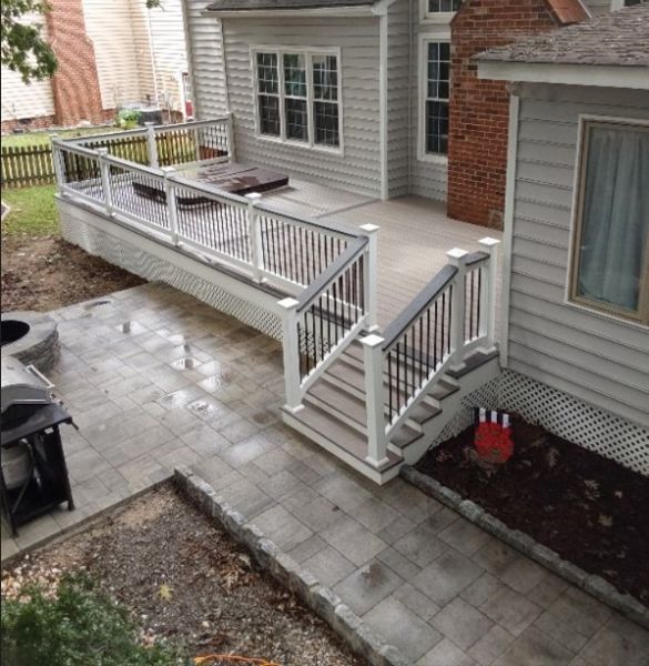 Trex Enhance Naturals Rocky Harbor deck