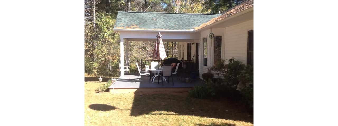 Trex Enhance deck looks great with this new addition