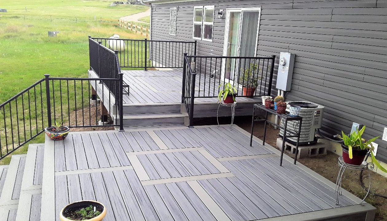Transend Island Mist with Gravel Path