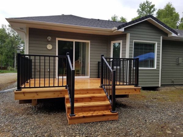 Trex signature black railings