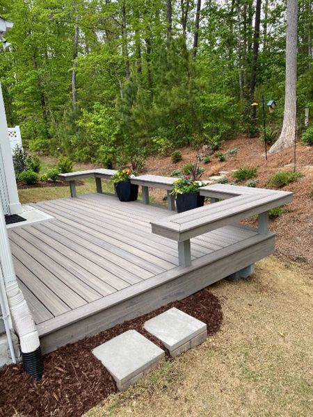 Enhance Rocky Harbor with custom bench seating.