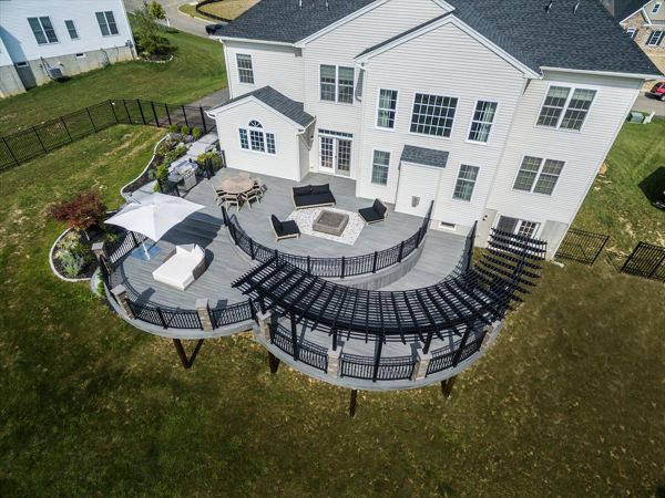 Trex Island Mist deck in Flemington NJ