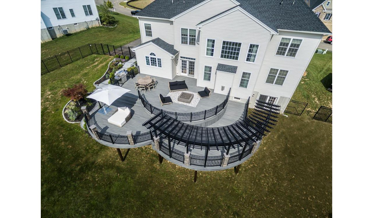 Trex Island Mist deck in Flemington NJ