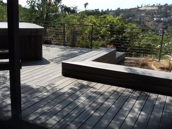 Trex Island Mist deck in L.A.
