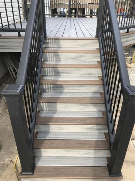 New Color Pattern For Deck, Wantage NJ