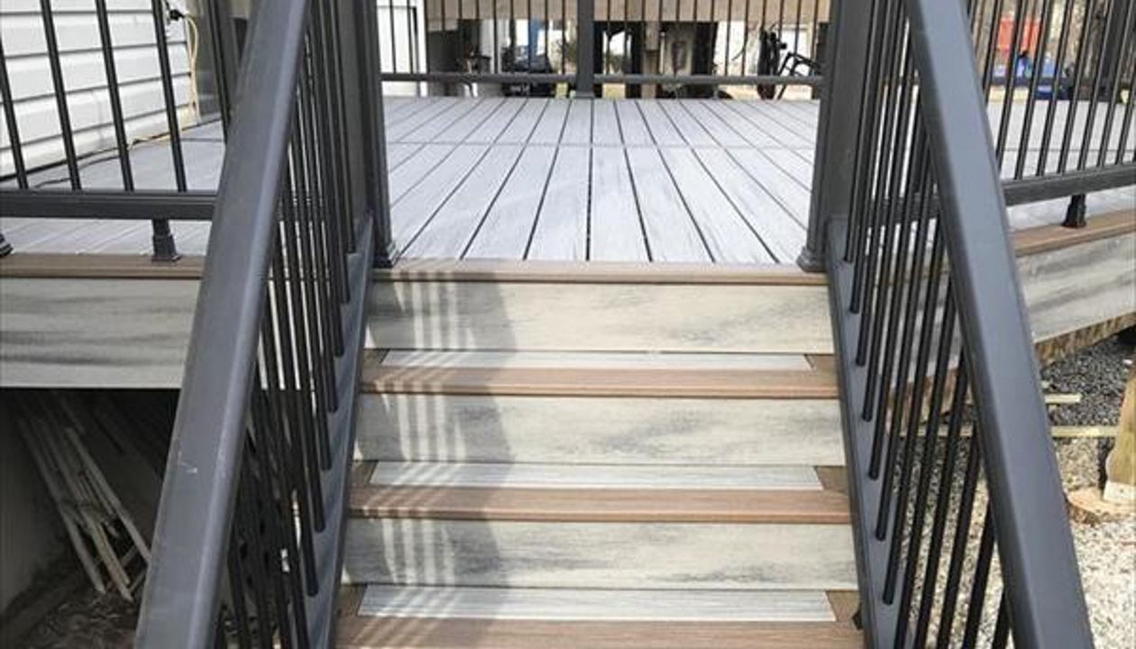 New Color Pattern For Deck, Wantage NJ