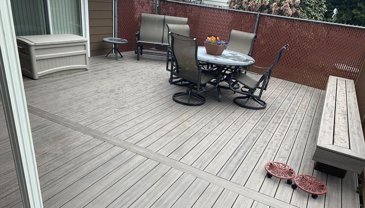 Trex Enhance Rocky Harbor Deck