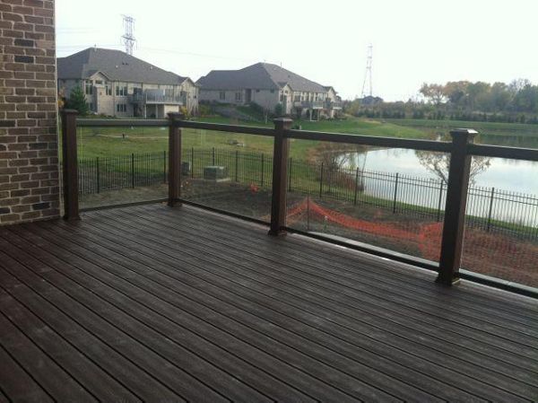 Mokena Trex Transcends with Glass rails