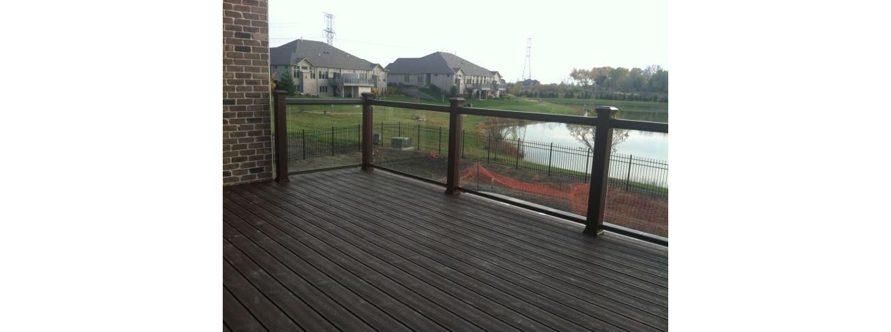 Mokena Trex Transcends with Glass rails