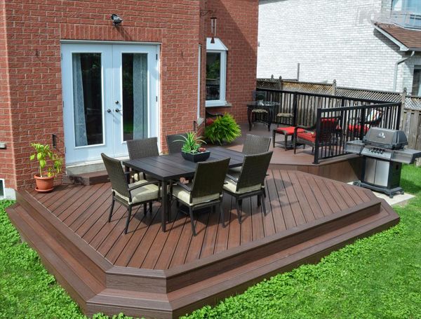 Deck made with TREX, built in:  Aurora, King City, Oak Ridges, Richmond Hill, Newmarket, Toronto, Mississauga, Mount Albert, Vaughan, Bradford
