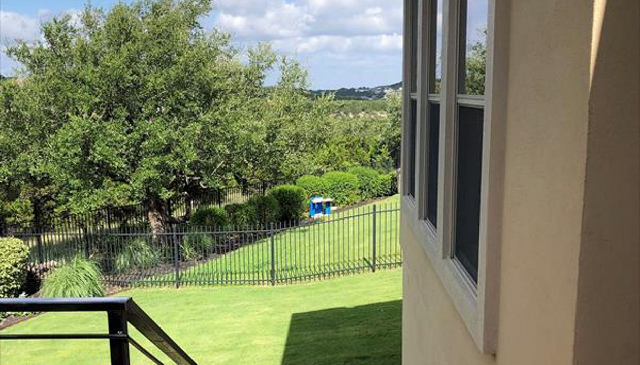 Custom Trex Transcend Tiki Torch composite deck by Austin Deck Company, Austin, TX