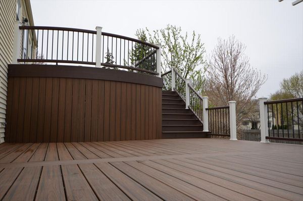 Trex Transcend Spiced Rum Decking - Naperville, IL