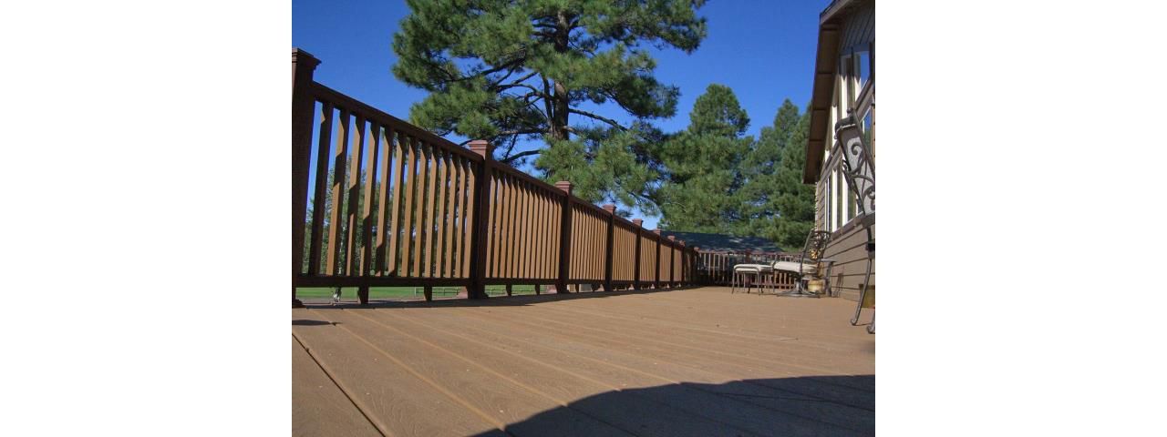 Trex deck and railing