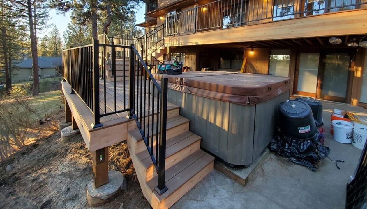 Deck and Stairs in the Forest