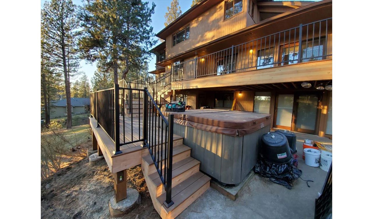 Deck and Stairs in the Forest