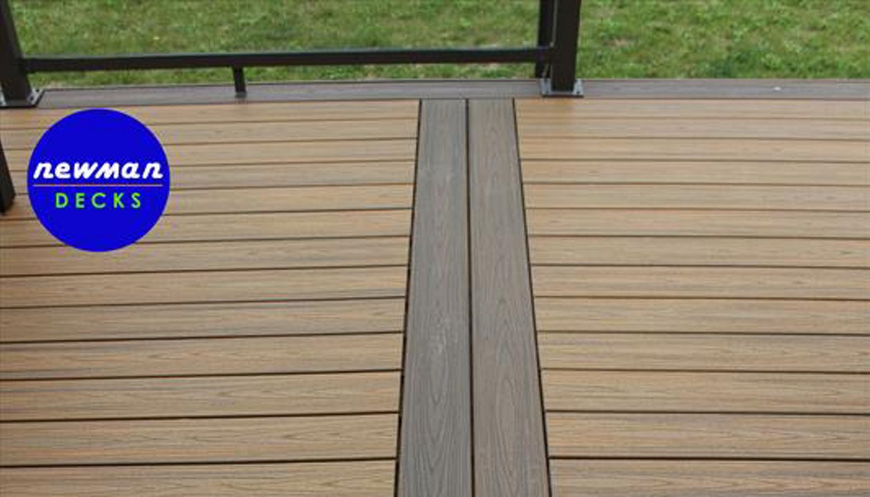 Newman Decks Trex composite with Aluminum Glass Railings
