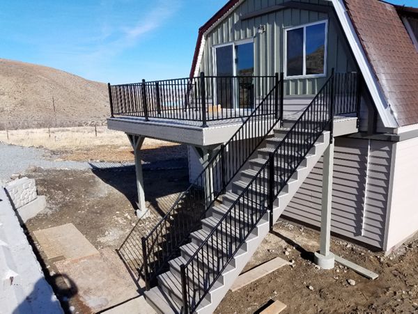 Trex deck and stairs, Red Rock, Nev.