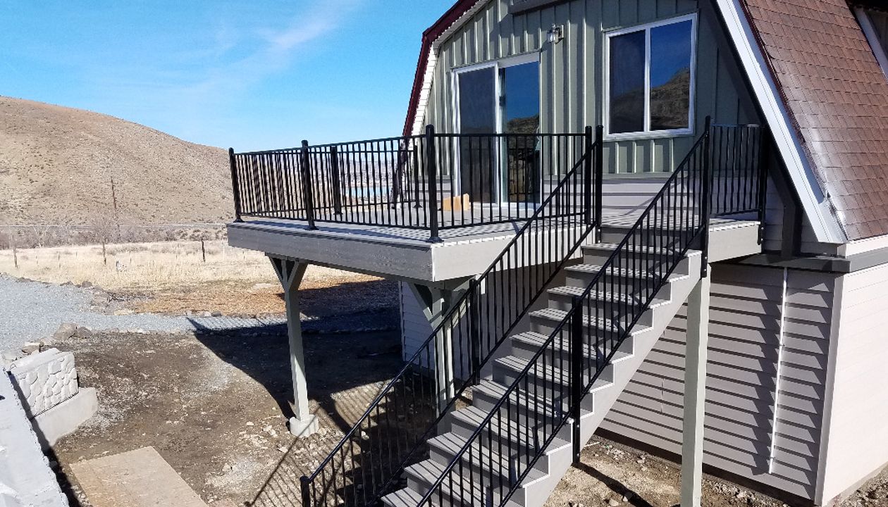 Trex deck and stairs, Red Rock, Nev.