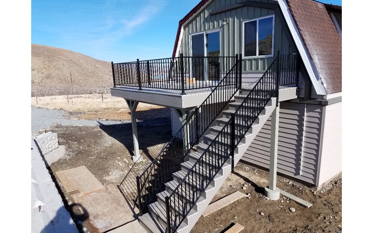 Trex deck and stairs, Red Rock, Nev.