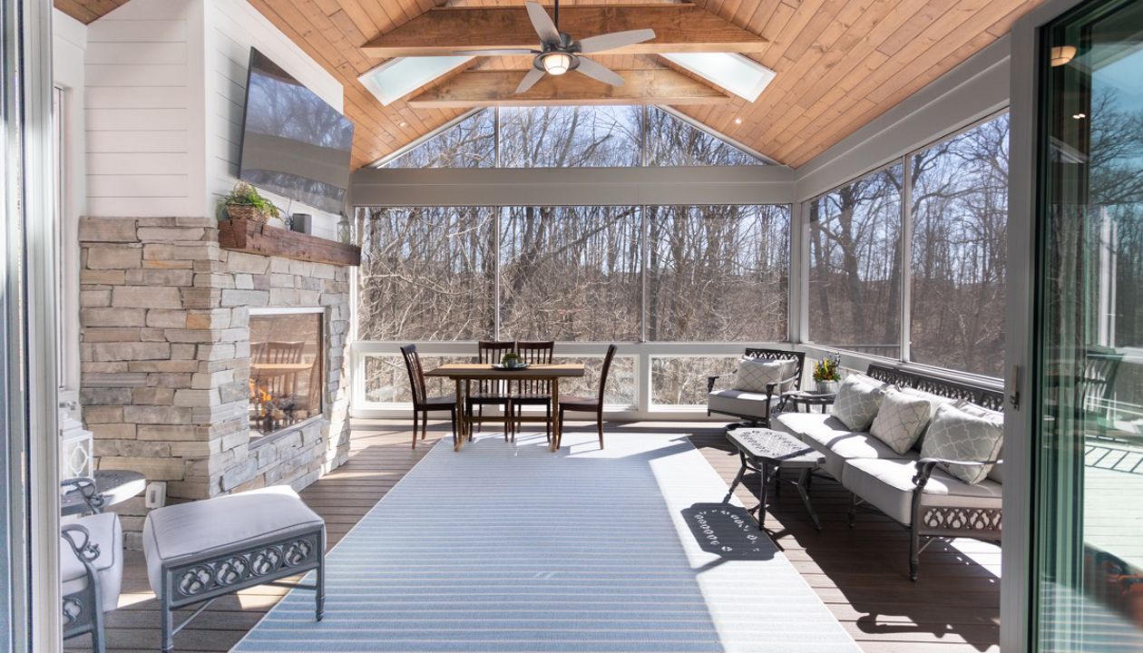 2021 3 Season Room Project in Loveland Ohio