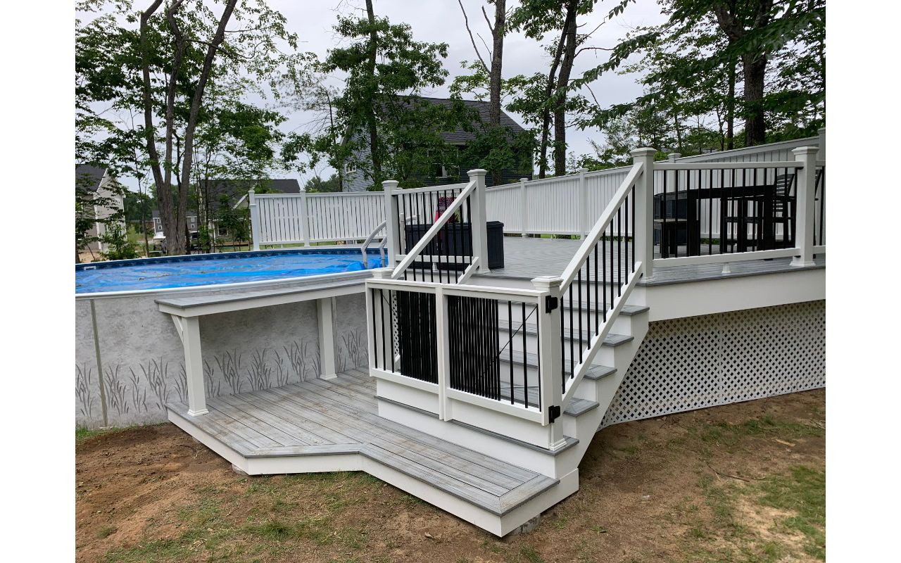 foggy wharf pool deck/poolside bar/ gates