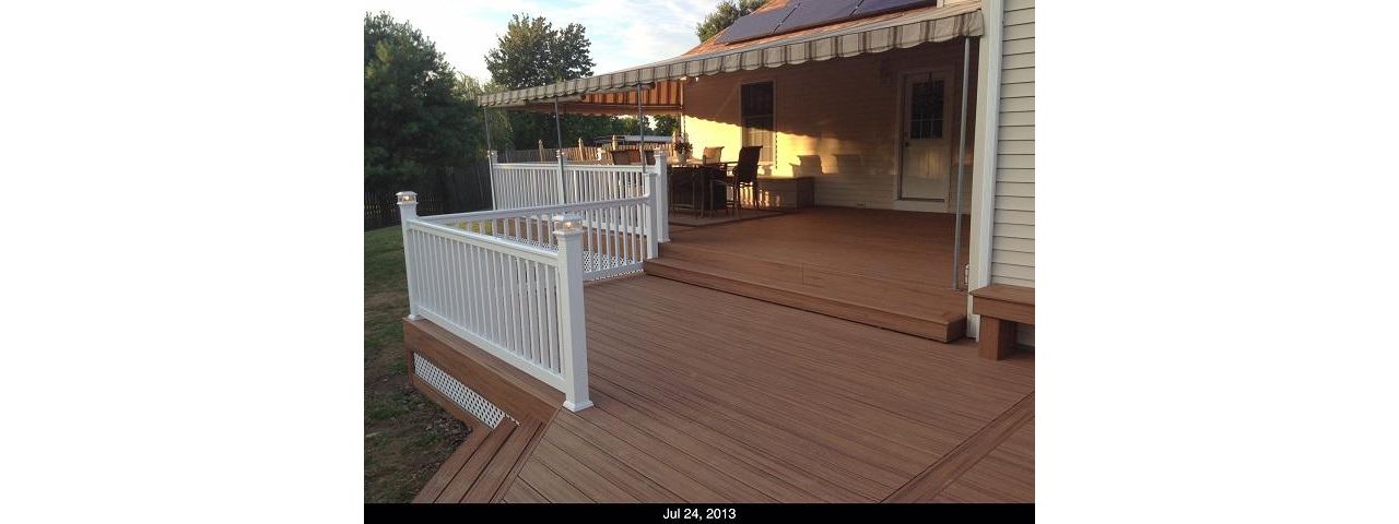 Tiki Torch decking
