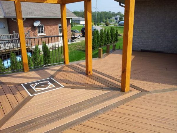 Tiki torch and spiced rum reversed radius deck