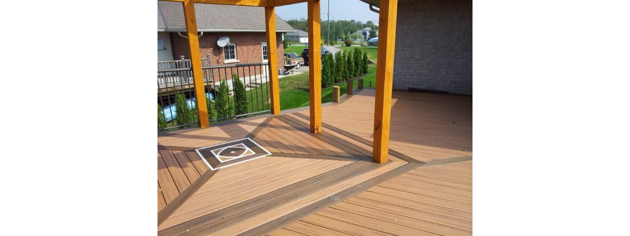 Tiki torch and spiced rum reversed radius deck