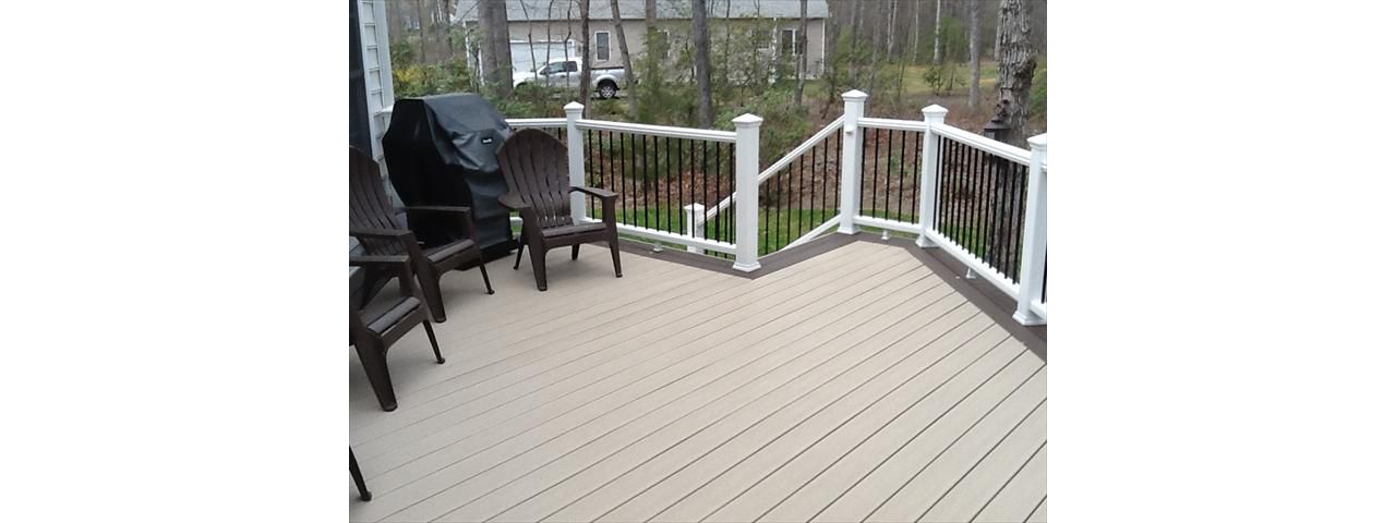 Transcend Handrails with black classic round balusters