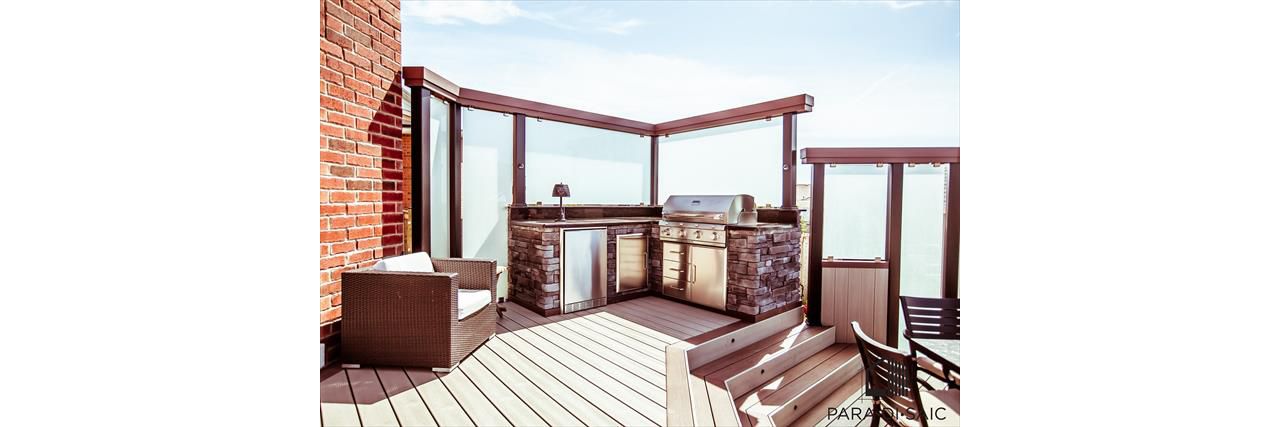 Outdoor Kitchen, Trex Gravel Path, Oshawa, Ontairo