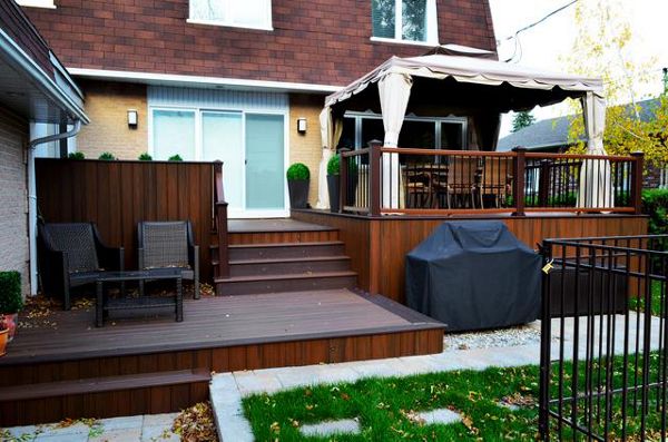 Terrasse trois pallier