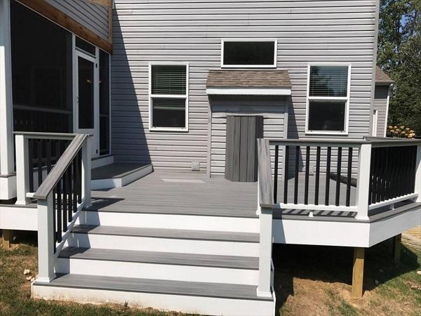 Trex Decking Island Mist/ Trex Cocktail Rail