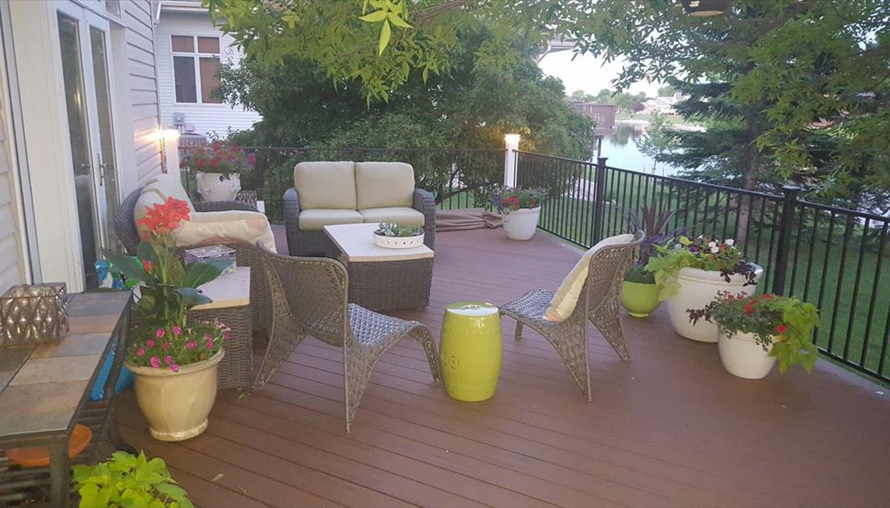 Build Right, Inc. Trex Composite Decking with Aluminum Railing in Fargo/Moorhead Area