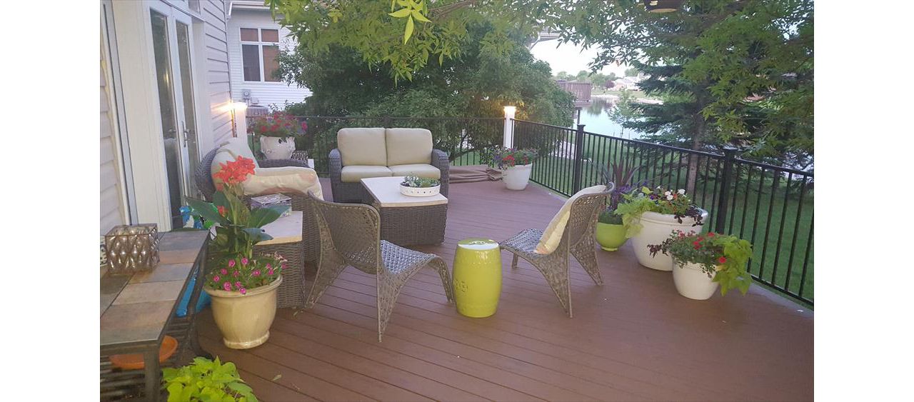 Build Right, Inc. Trex Composite Decking with Aluminum Railing in Fargo/Moorhead Area