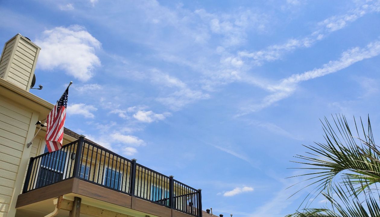 Toasted sand and Trex Rain Escapes waterproof system