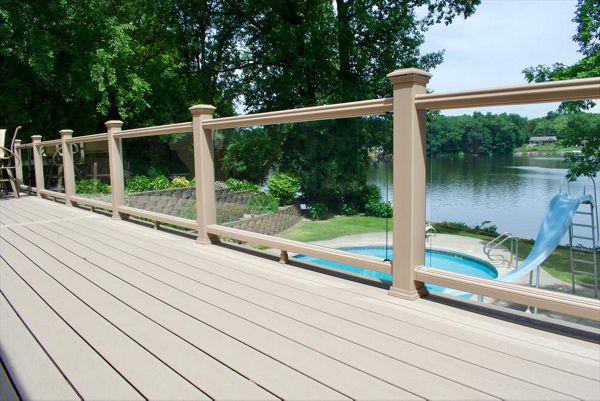 Rope Swing Transcend railing and decking.